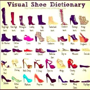 SHOES Style Chart INFO